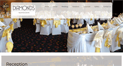 Desktop Screenshot of diamondsreception.com.au